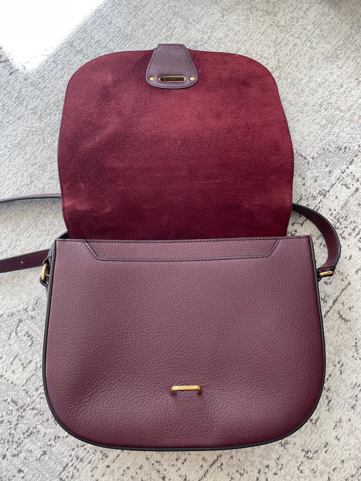 Preloved Mulberry Tenby Satchel Bag, Large