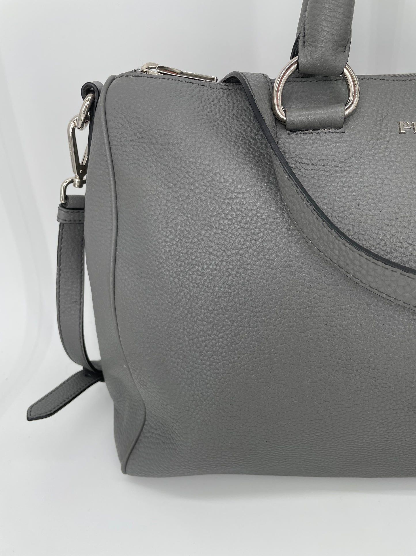 Preloved Prada Vitello Phenix Two Way Tote Bag, Large