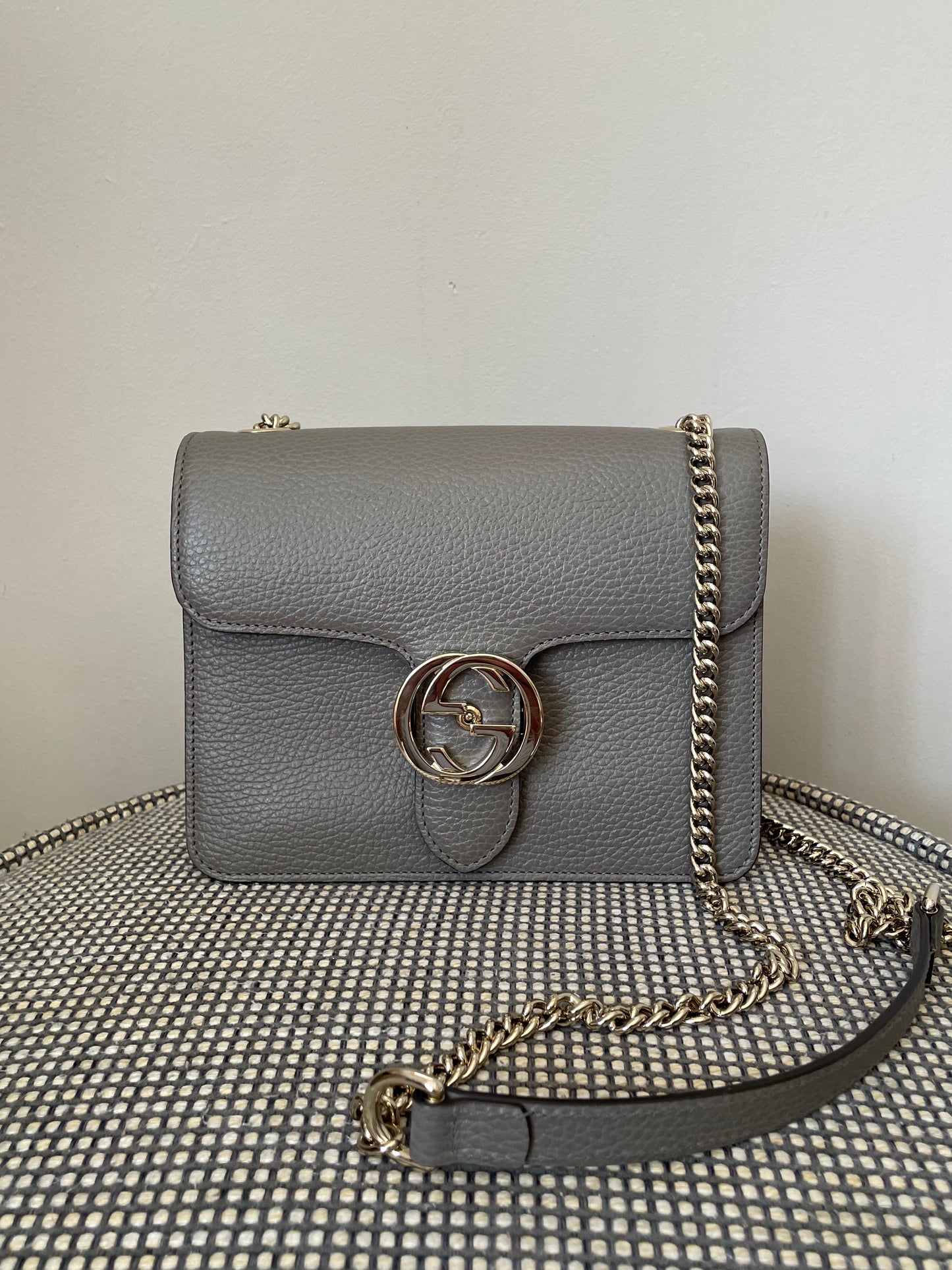 Preloved Gucci Interlocking Shoulder Bag