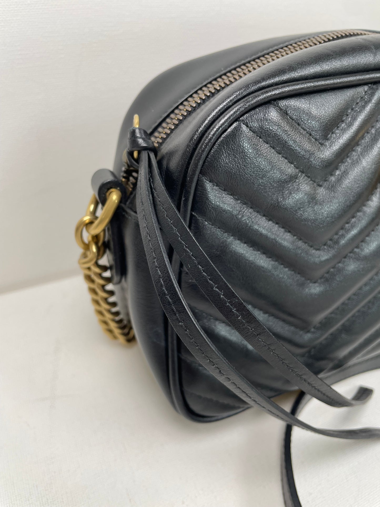Preloved Gucci Marmont Shoulder Bag, Small