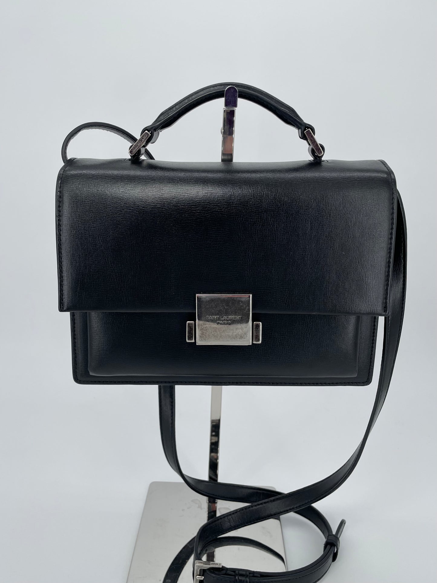 Preloved Saint Laurent Bellechasse Satchel Bag with Long Strap