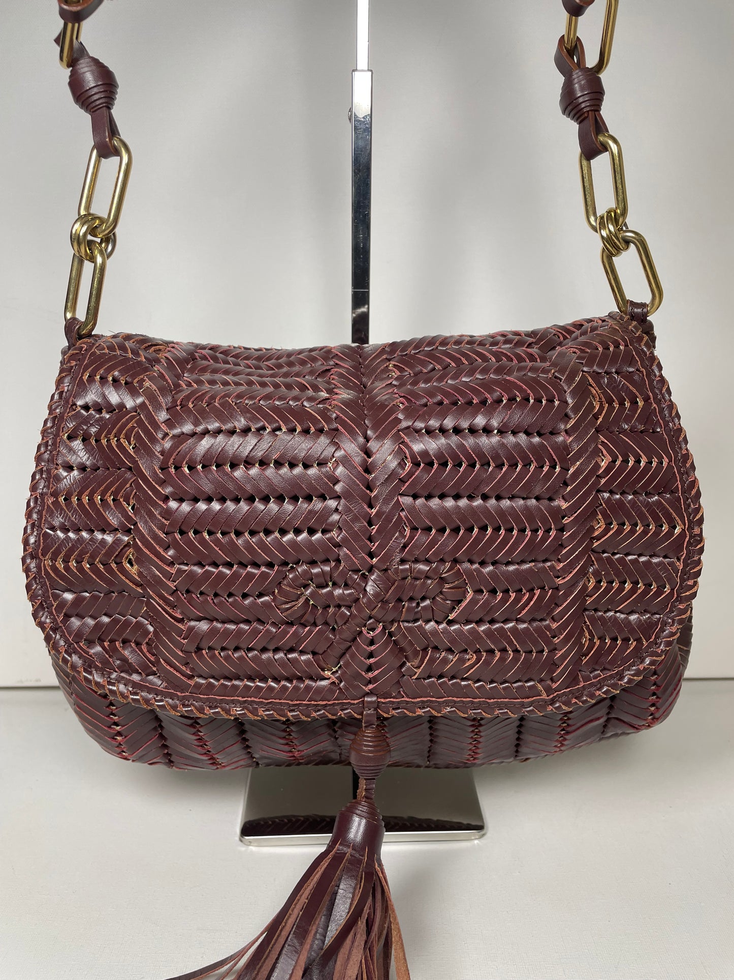 Preloved Anya Hindmarch Neeson Tassel Shoulder Bag