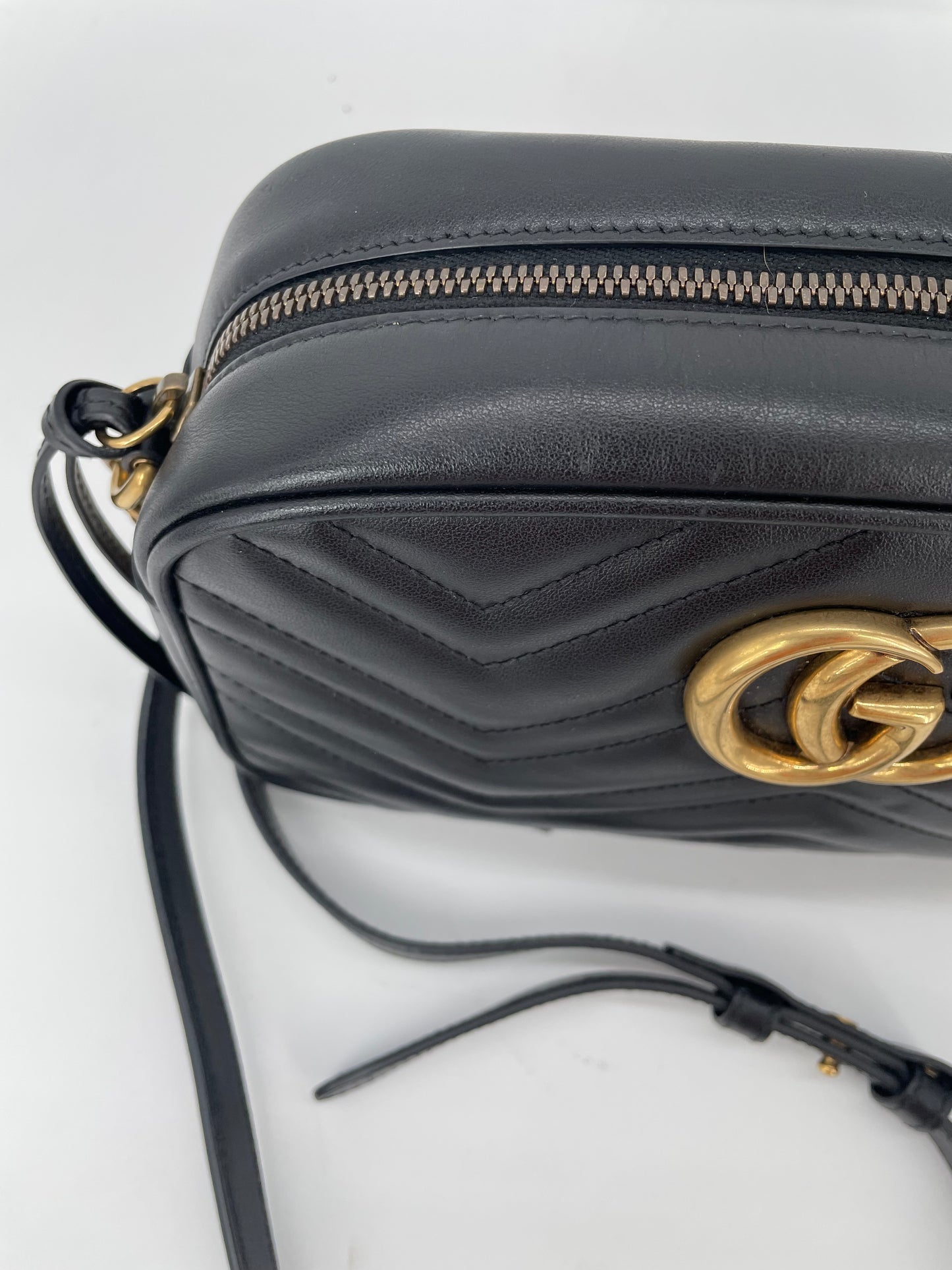 Preloved Gucci Marmont Shoulder Bag, Small