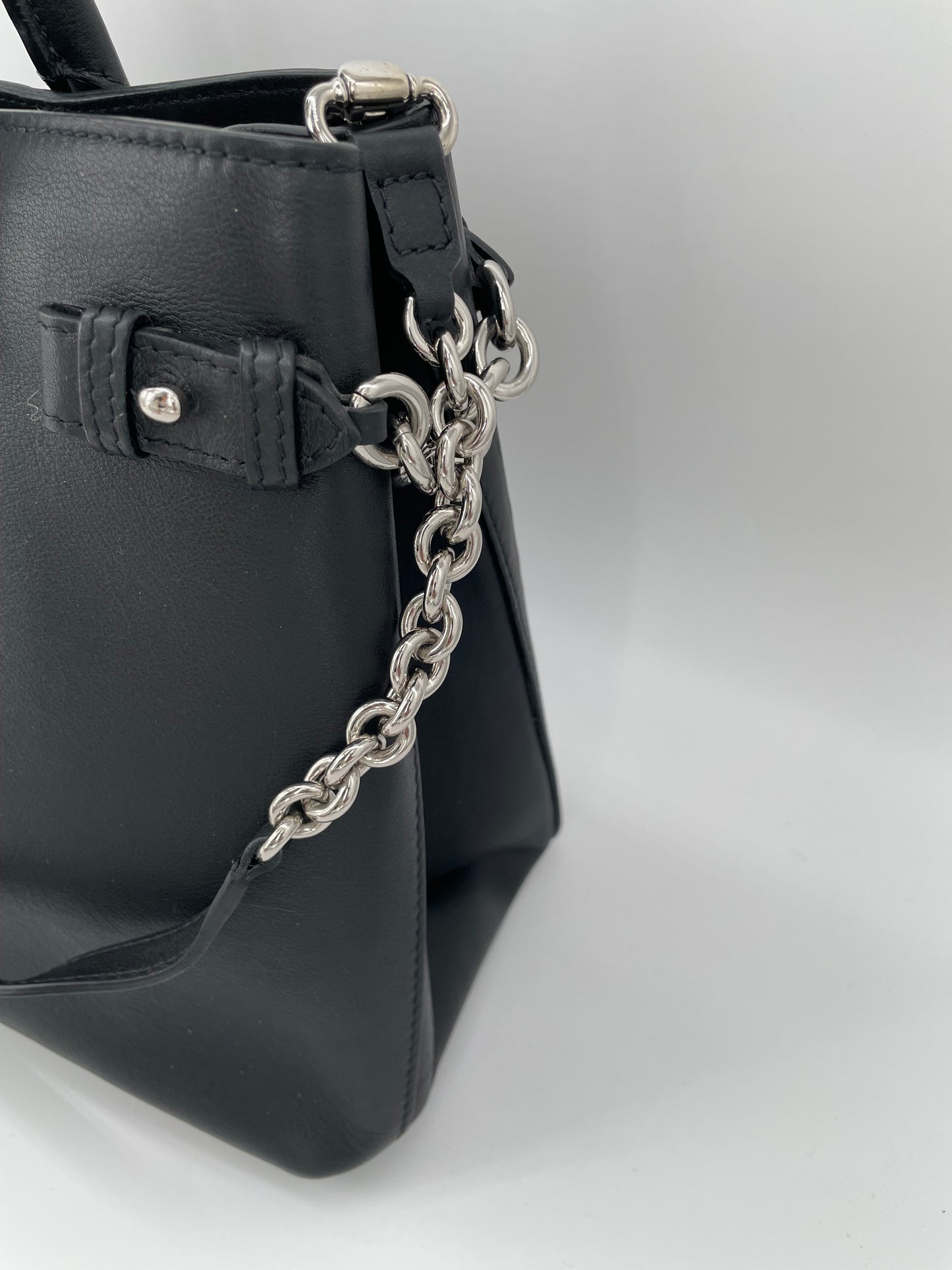 Preloved Burberry Banner Two Way Tote Bag, Medium