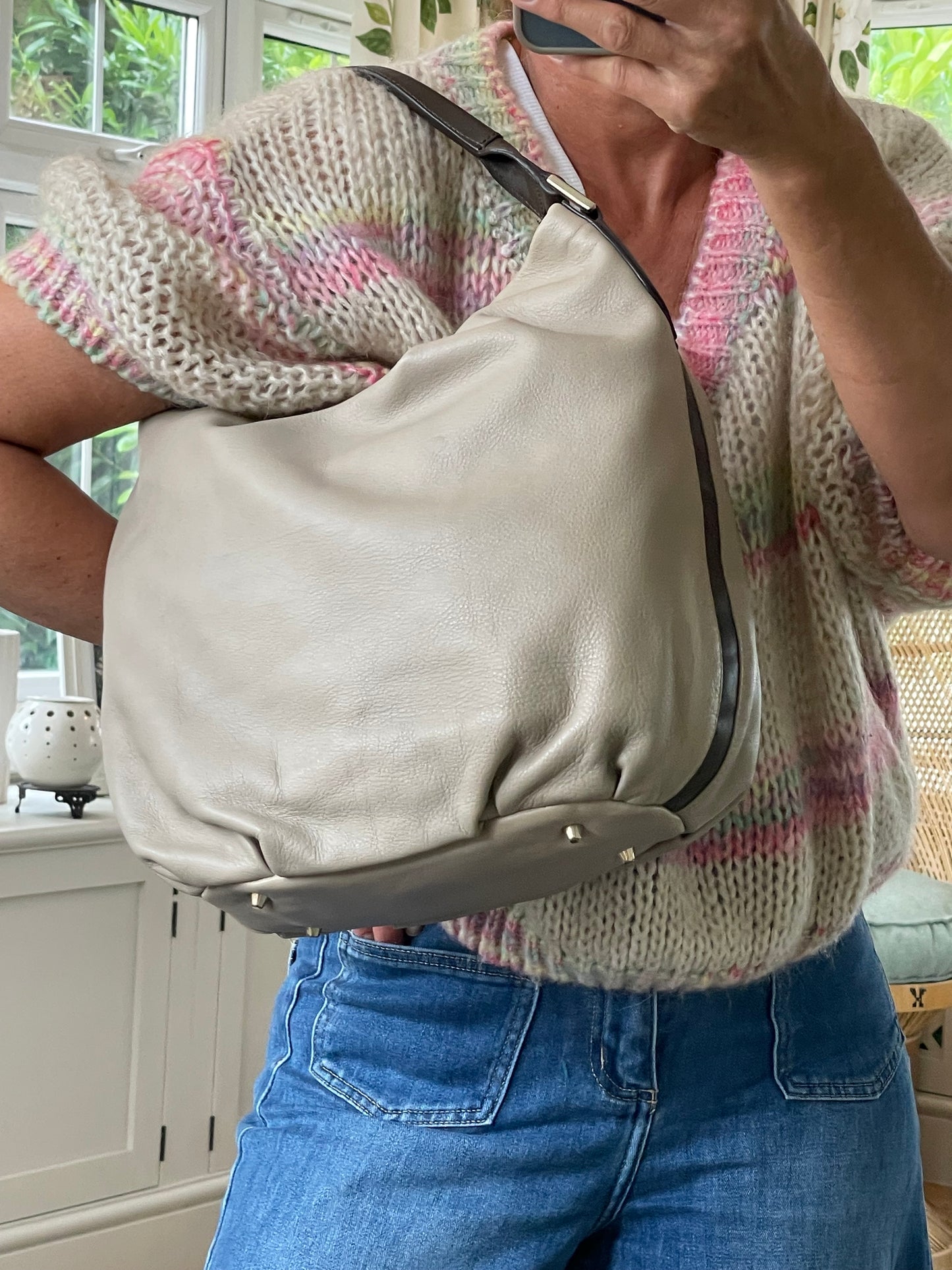 Preloved Anya Hindmarch Top Handle Shoulder Bag