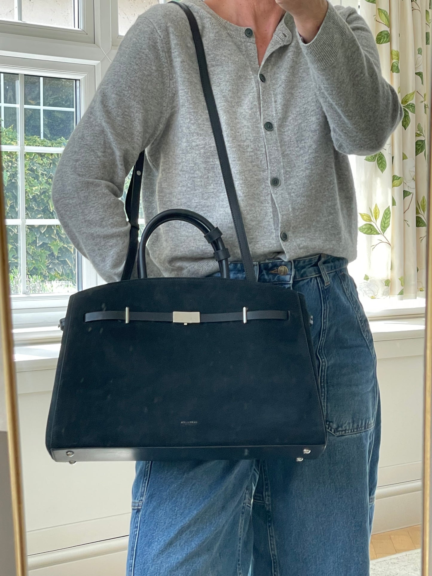 Preloved DeMellier Hudson Tote Bag with Long Strap, Large