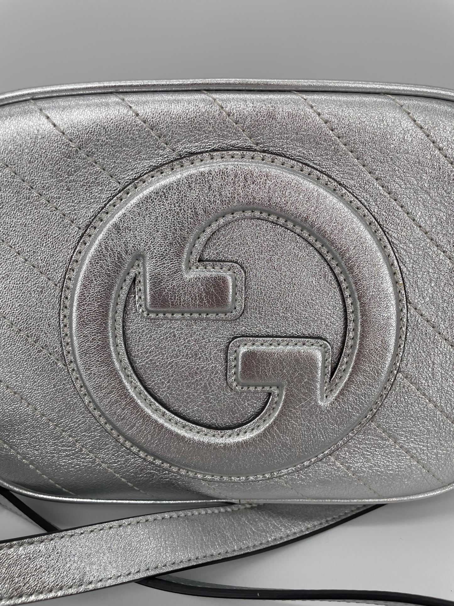 Preloved Gucci Blonde Crossbody Bag, Small