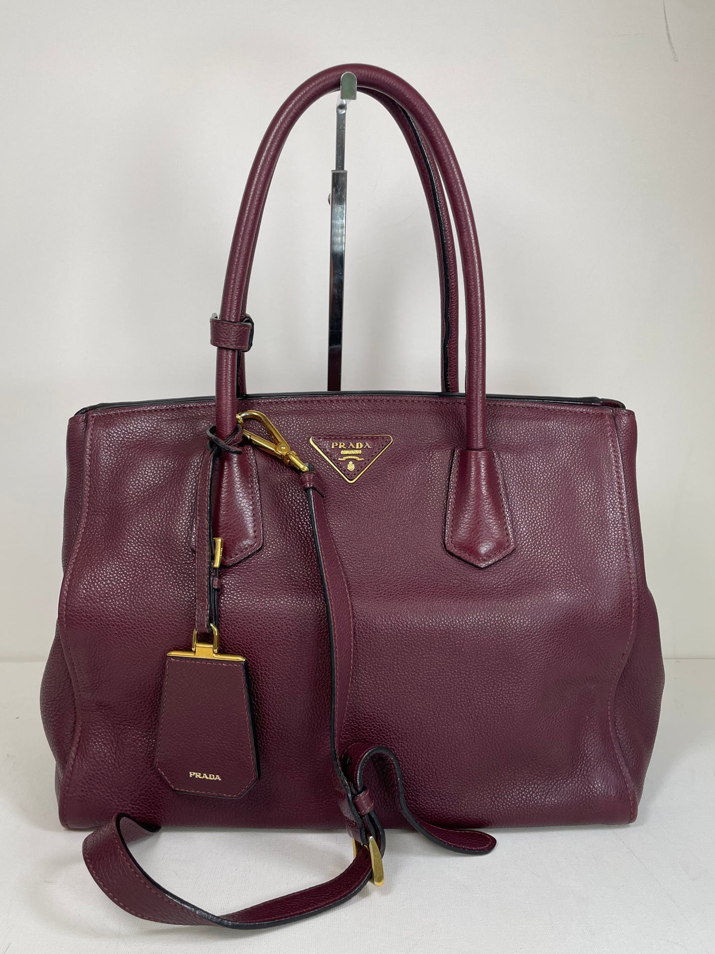 Preloved Prada Vitello Daino Tote Bag
