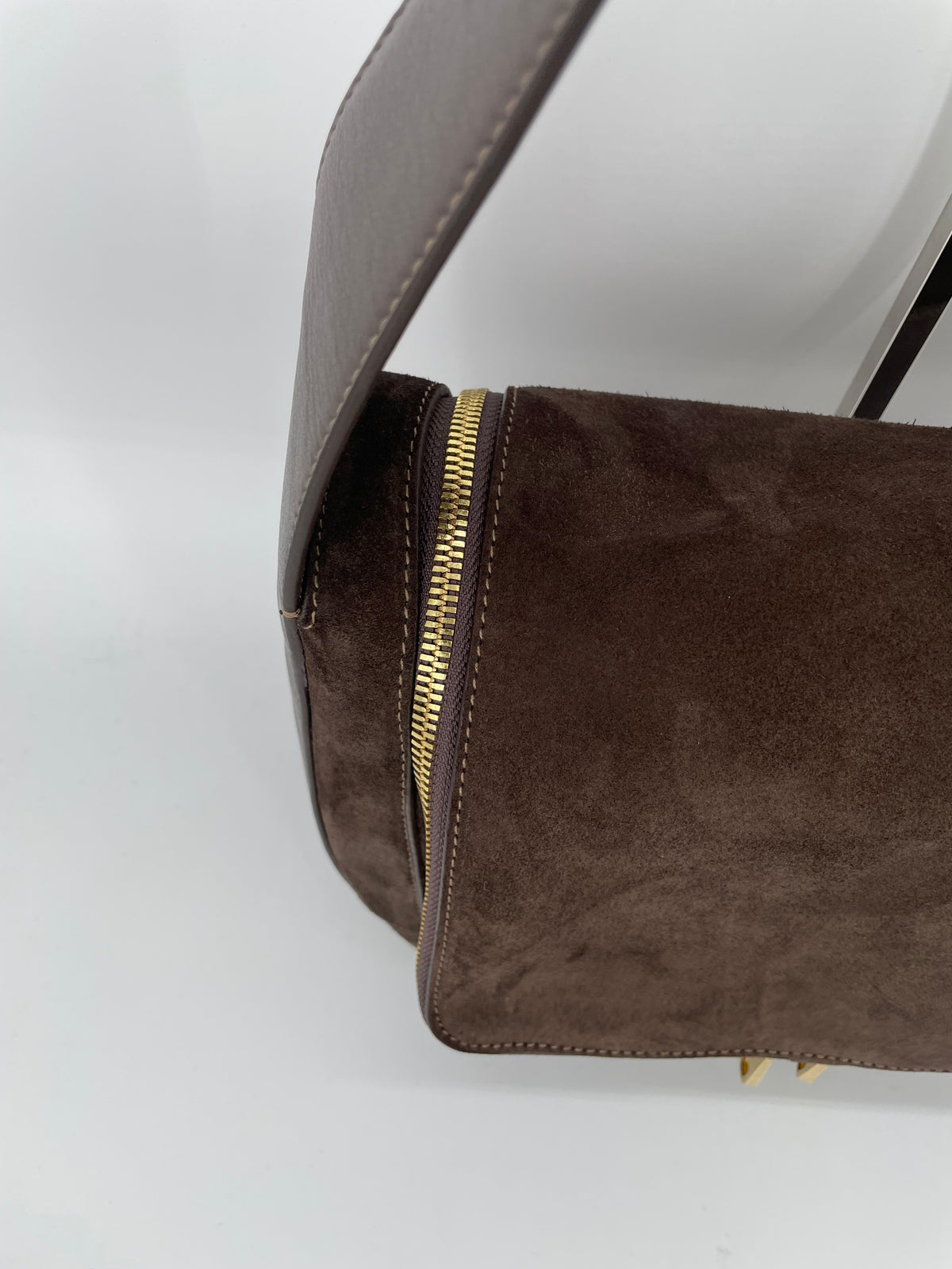 Preloved Anya Hindmarch Soft Vere Shoulder Bag, Medium