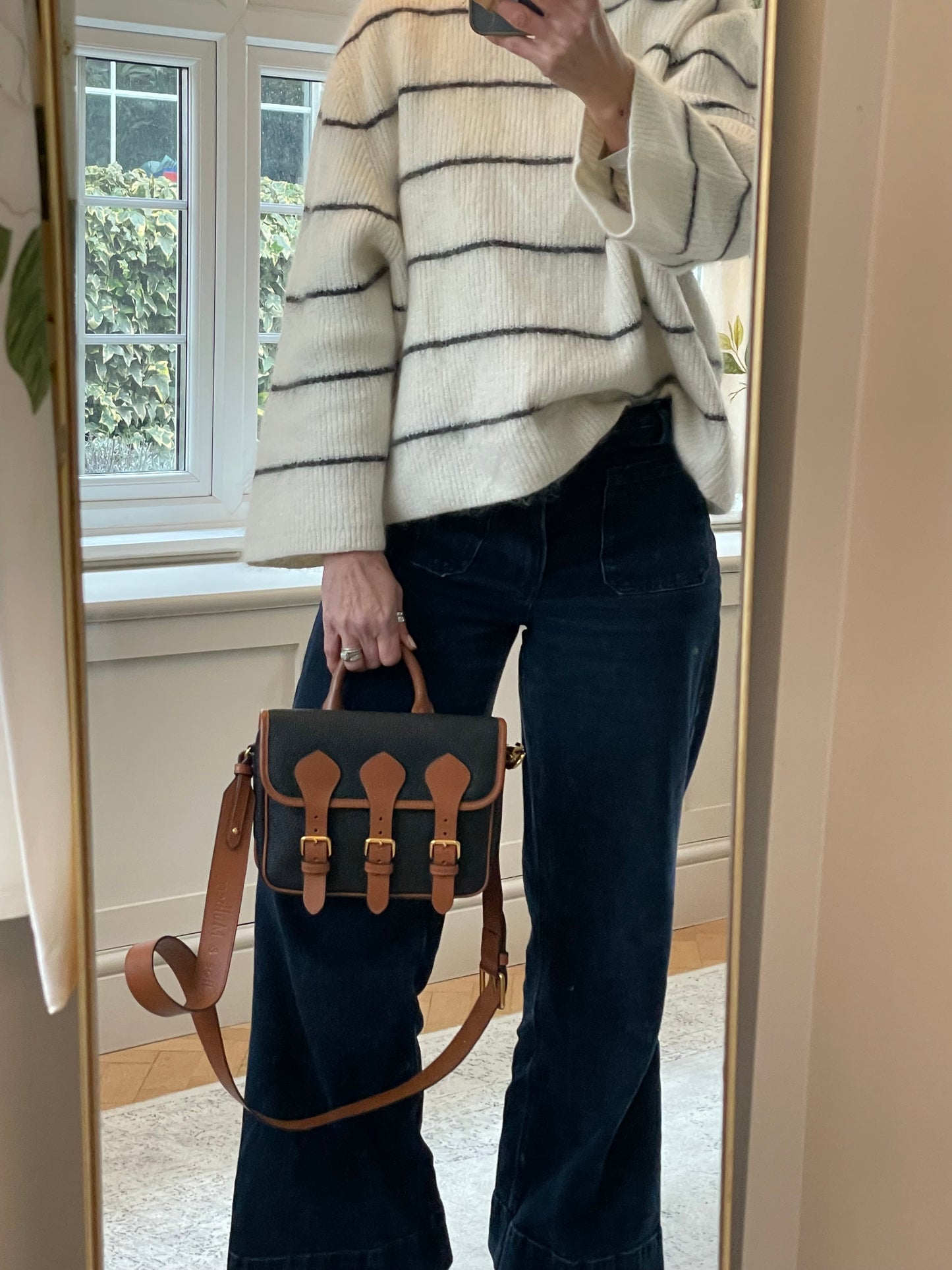 Preloved Mulberry & Acne Studios Messenger Crossbody Bag