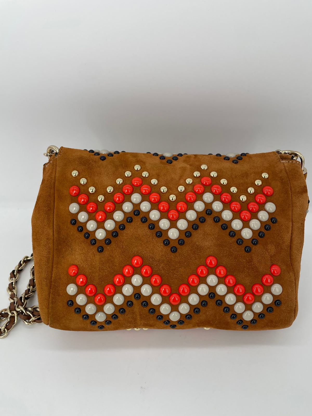 Preloved Mulberry Zigzag Lily Shoulder Bag, Small