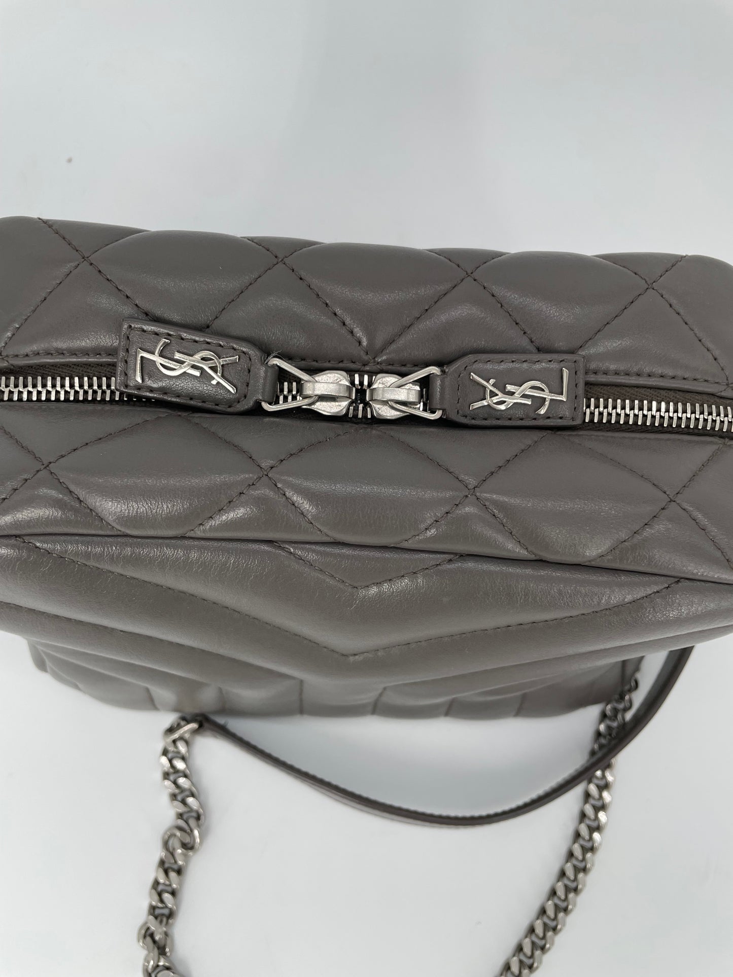 Preloved Saint Laurent Loulou Bowling Bag, Small