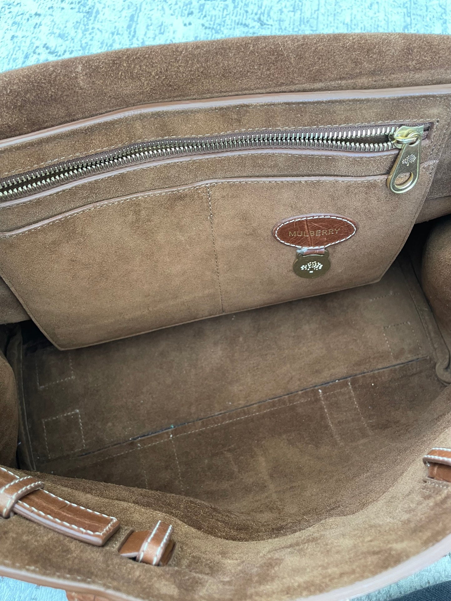 Preloved Mulberry Classic Bayswater Tote Bag, Large