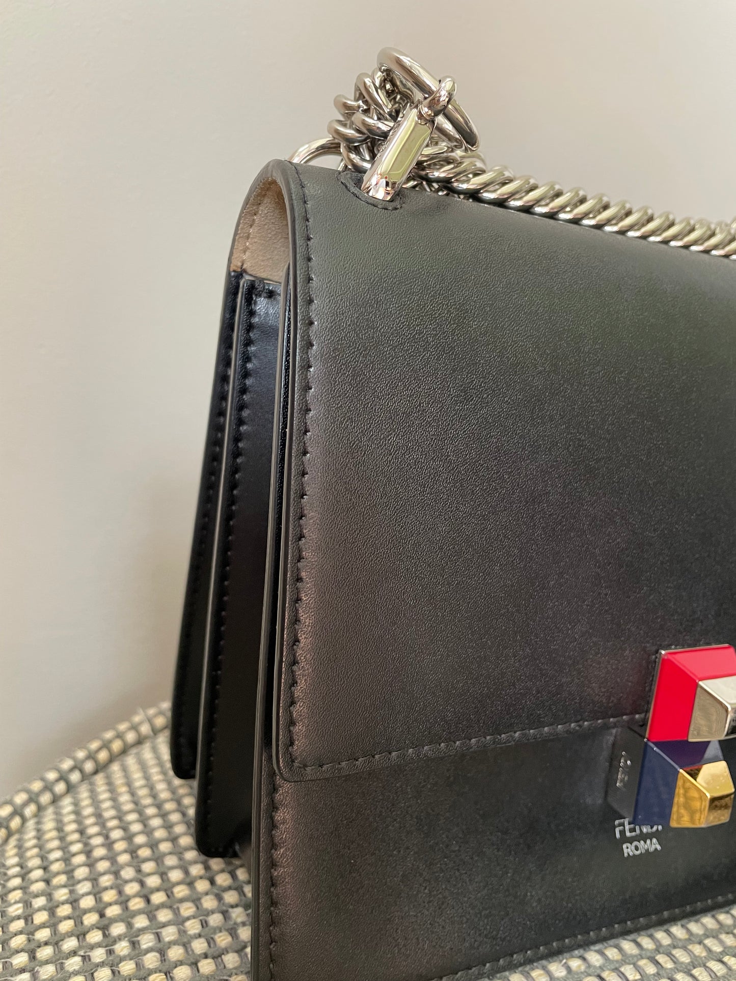 Preloved Fendi Kan I Two Way Shoulder Bag, Small
