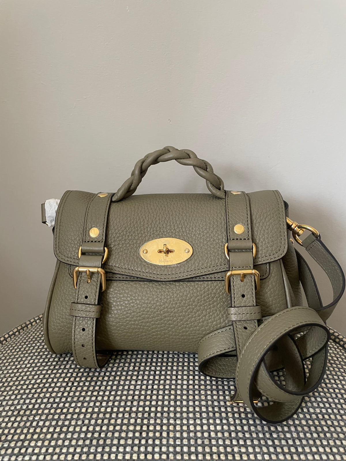 Preloved Mulberry Alexa Satchel Bag, Mini