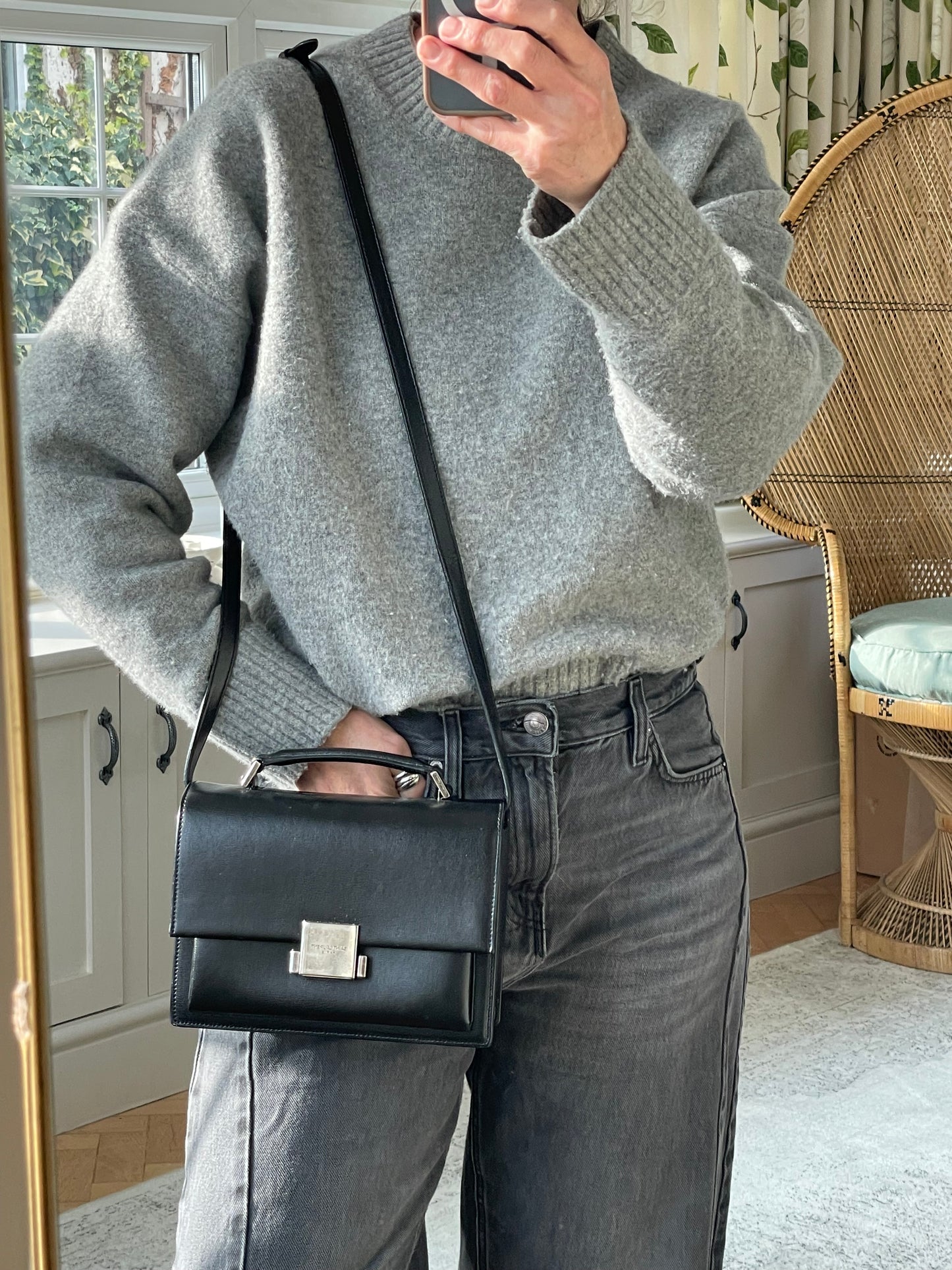 Preloved Saint Laurent Bellechasse Satchel Bag with Long Strap