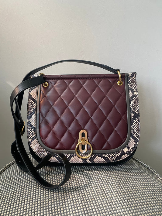 Preloved Mulberry Amberley Satchel Bag, Medium