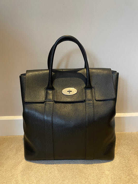 Preloved Mulberry Tall Bayswater Tote Bag