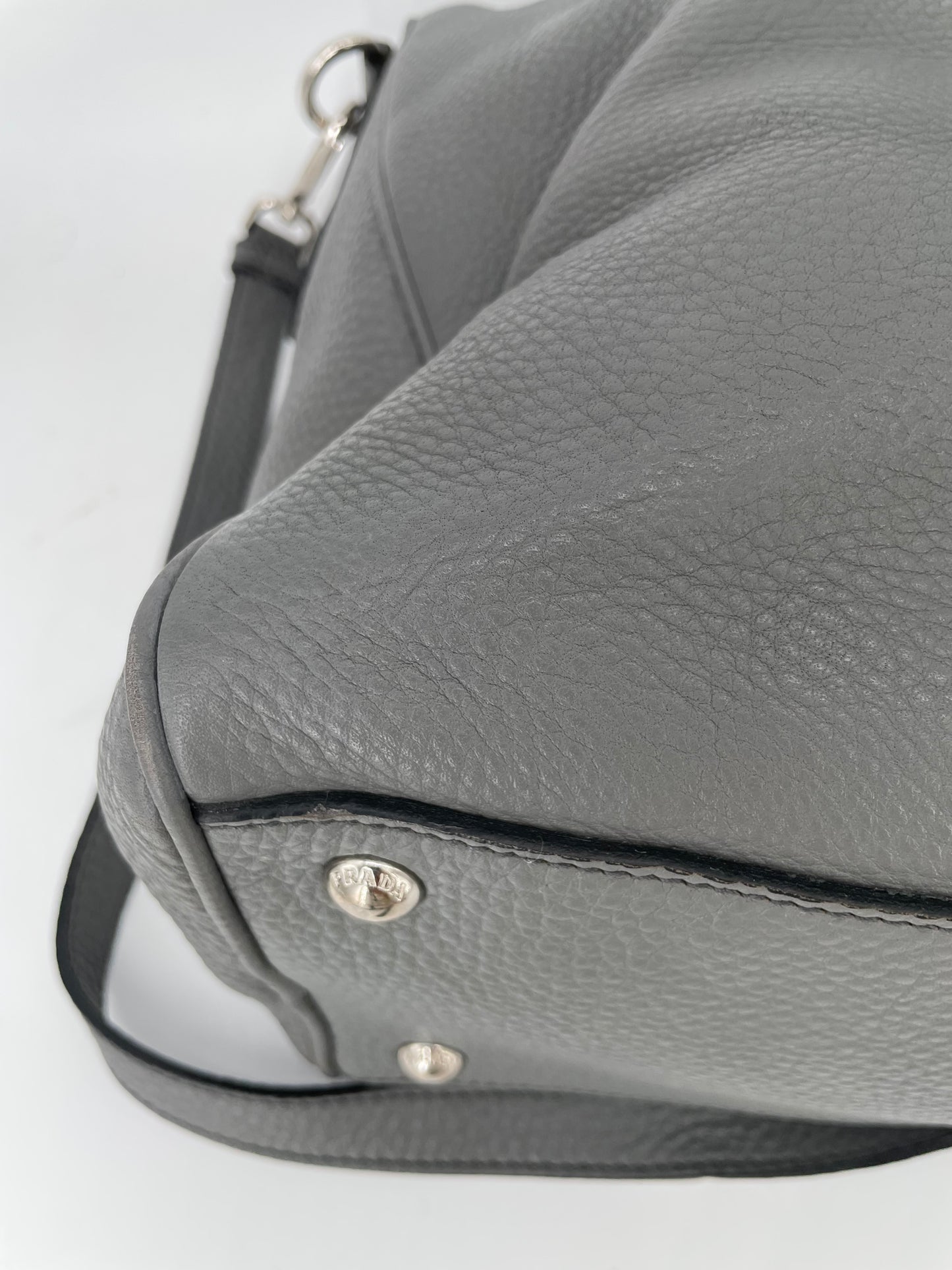 Preloved Prada Vitello Phenix Two Way Tote Bag, Large