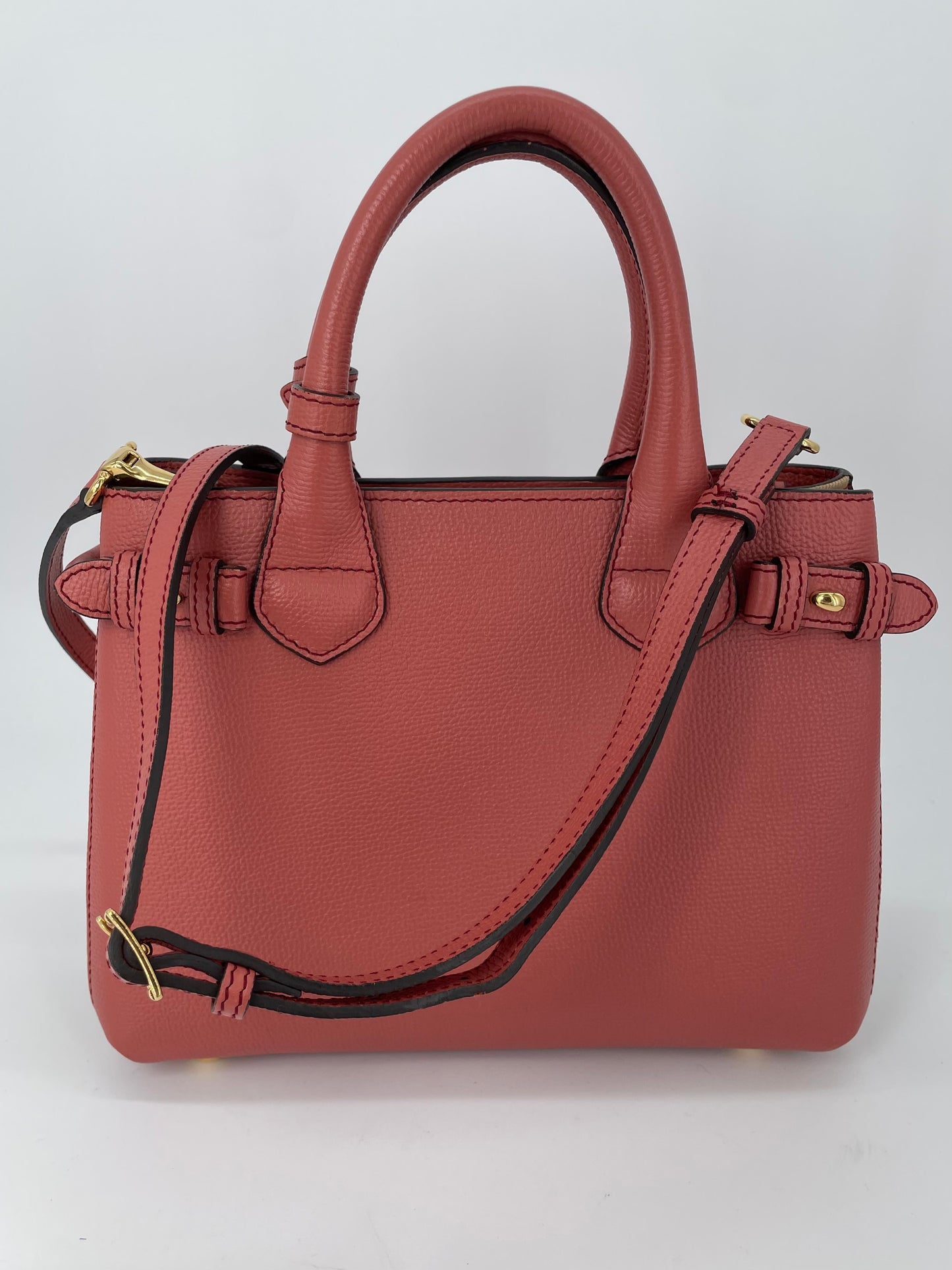 Preloved Burberry Banner Two Way Tote Bag, Small