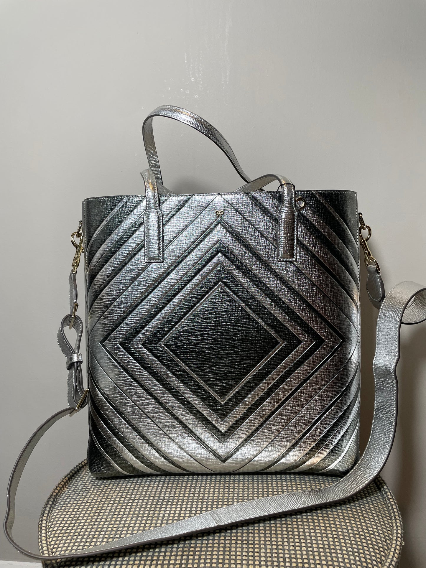 Preloved Anya Hindmarch Ebury Shopping Tote Bag