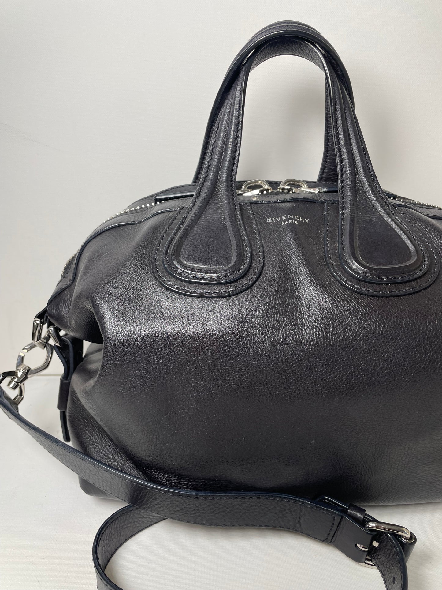 Preloved Givenchy Nightingale Shoulder Tote Bag, Small