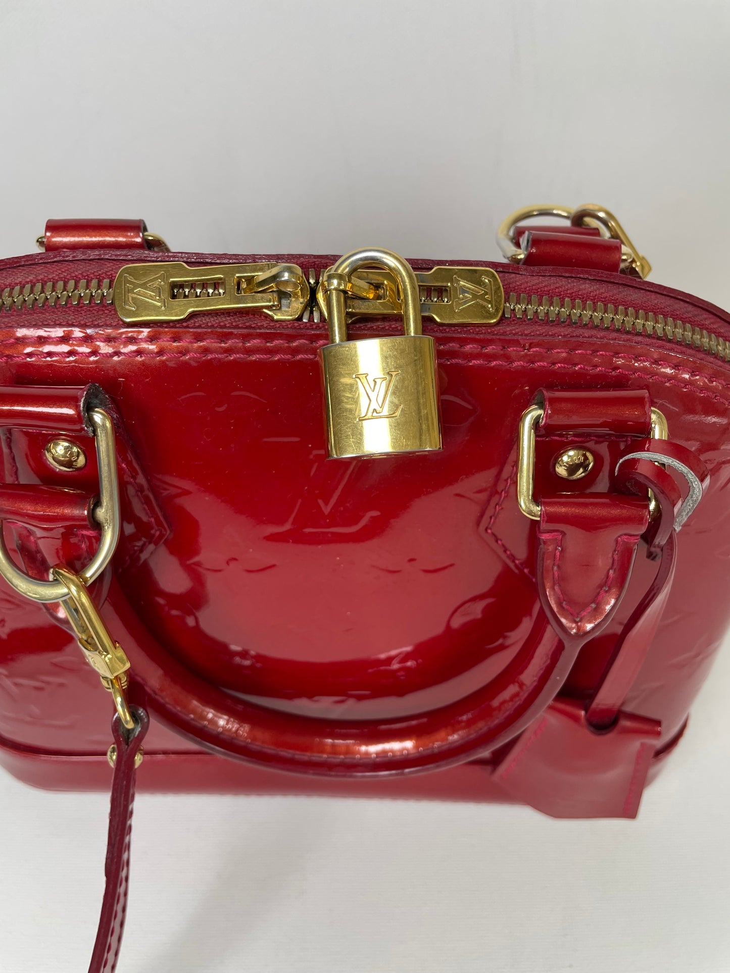 Preloved Louis Vuitton Alma Bag with Long Strap, BB