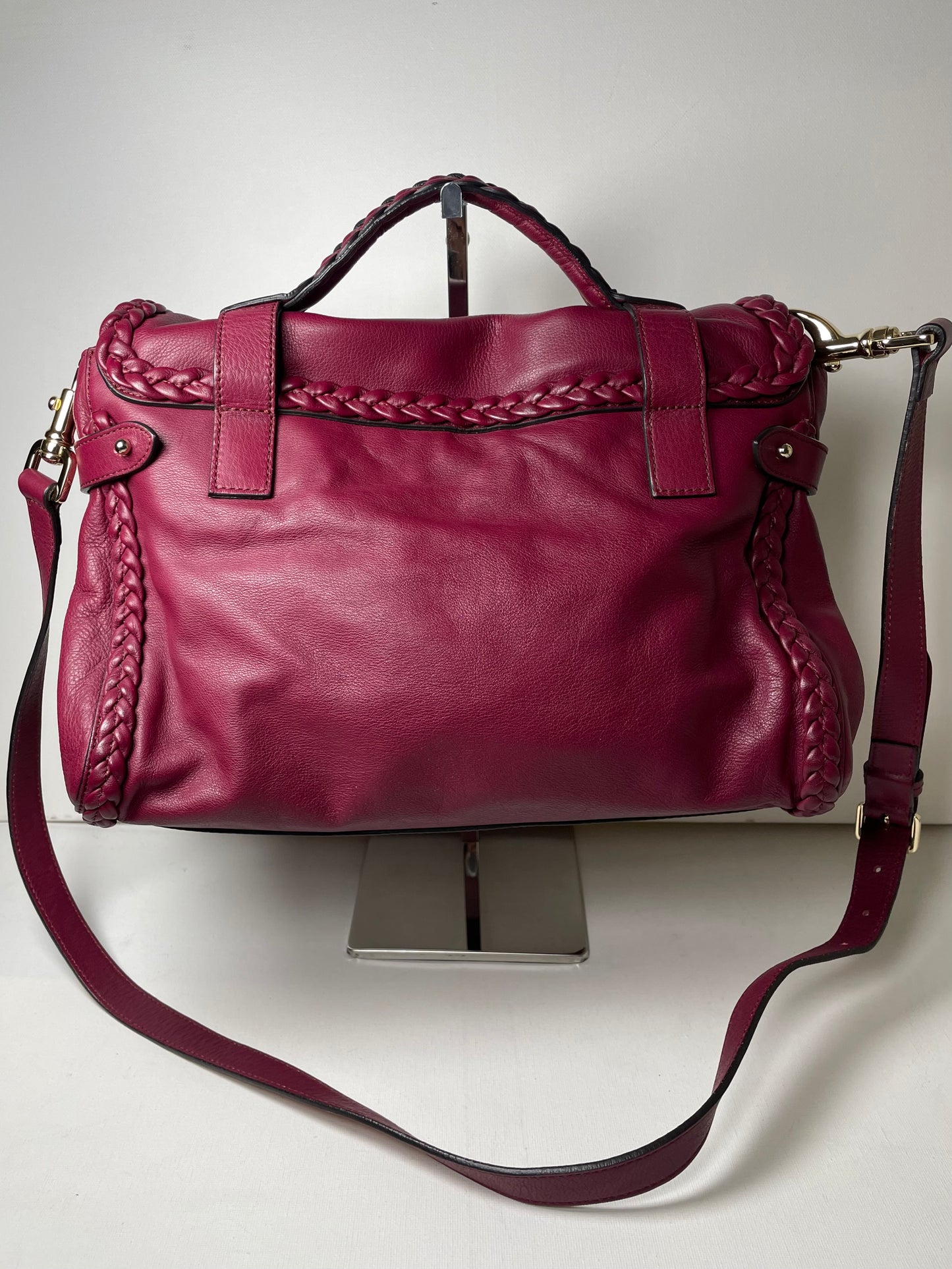 Preloved Mulberry Alexa Satchel Bag, Regular