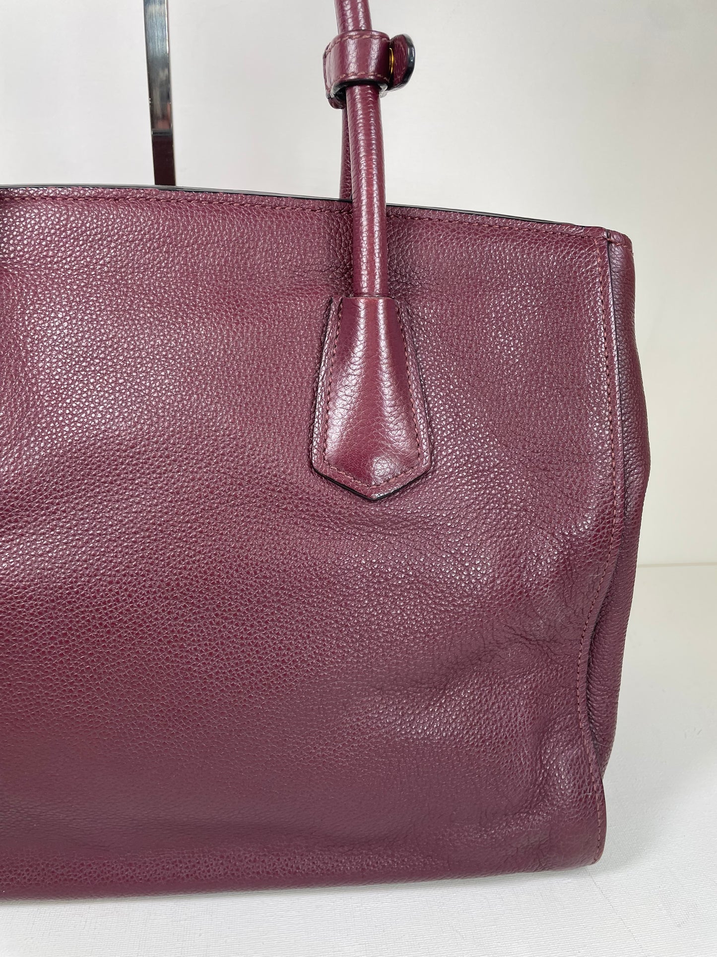 Preloved Prada Vitello Daino Tote Bag