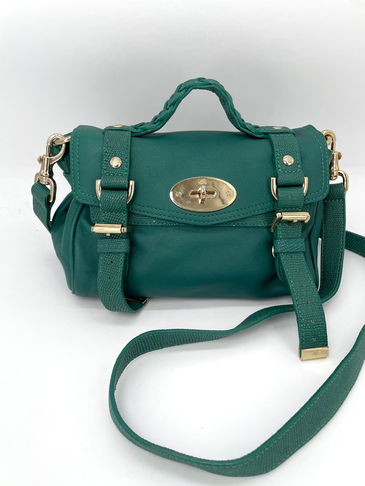 Preloved Mulberry Alexa Satchel Bag, Mini