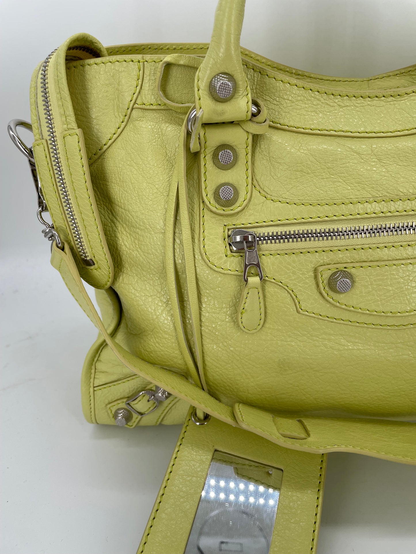 Preloved Balenciaga Motorcycle City Tote Bag, Medium