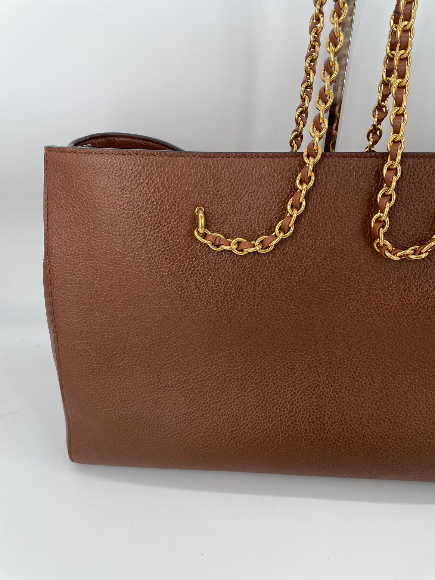 Preloved Mulberry Lily Chain Tote Bag