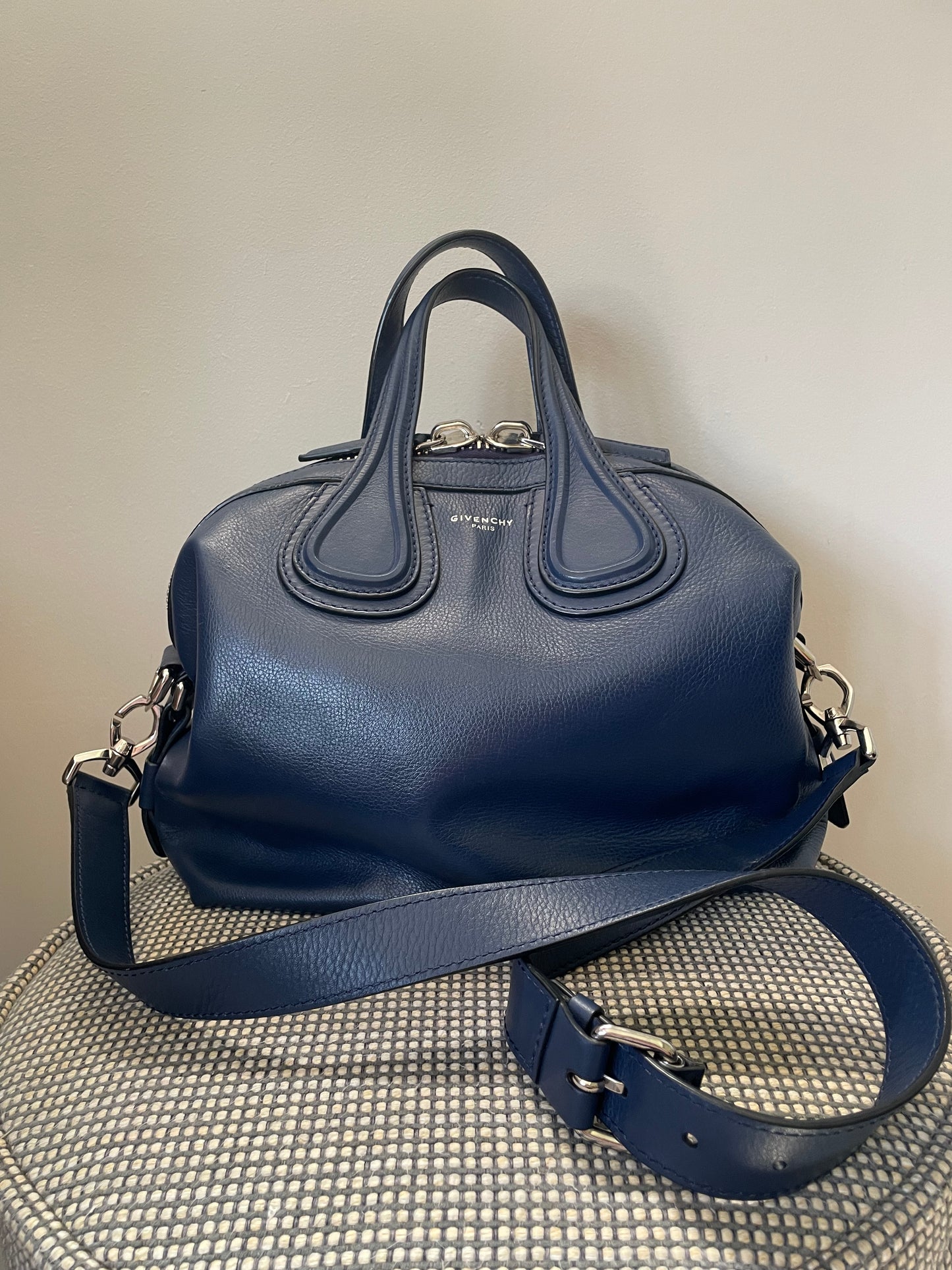 Preloved Givenchy Nightingale Shoulder Tote Bag, Small