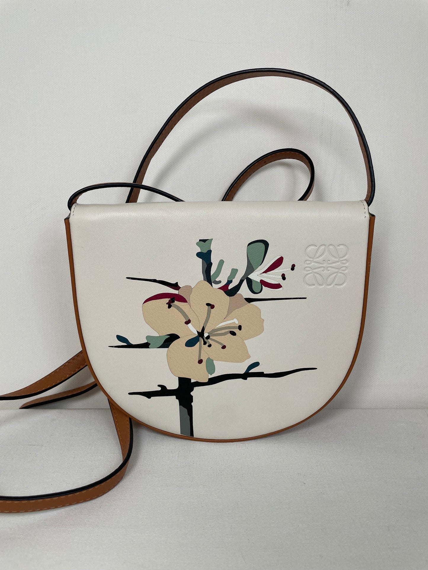 Preloved Loewe Botanical Heel Shoulder Bag