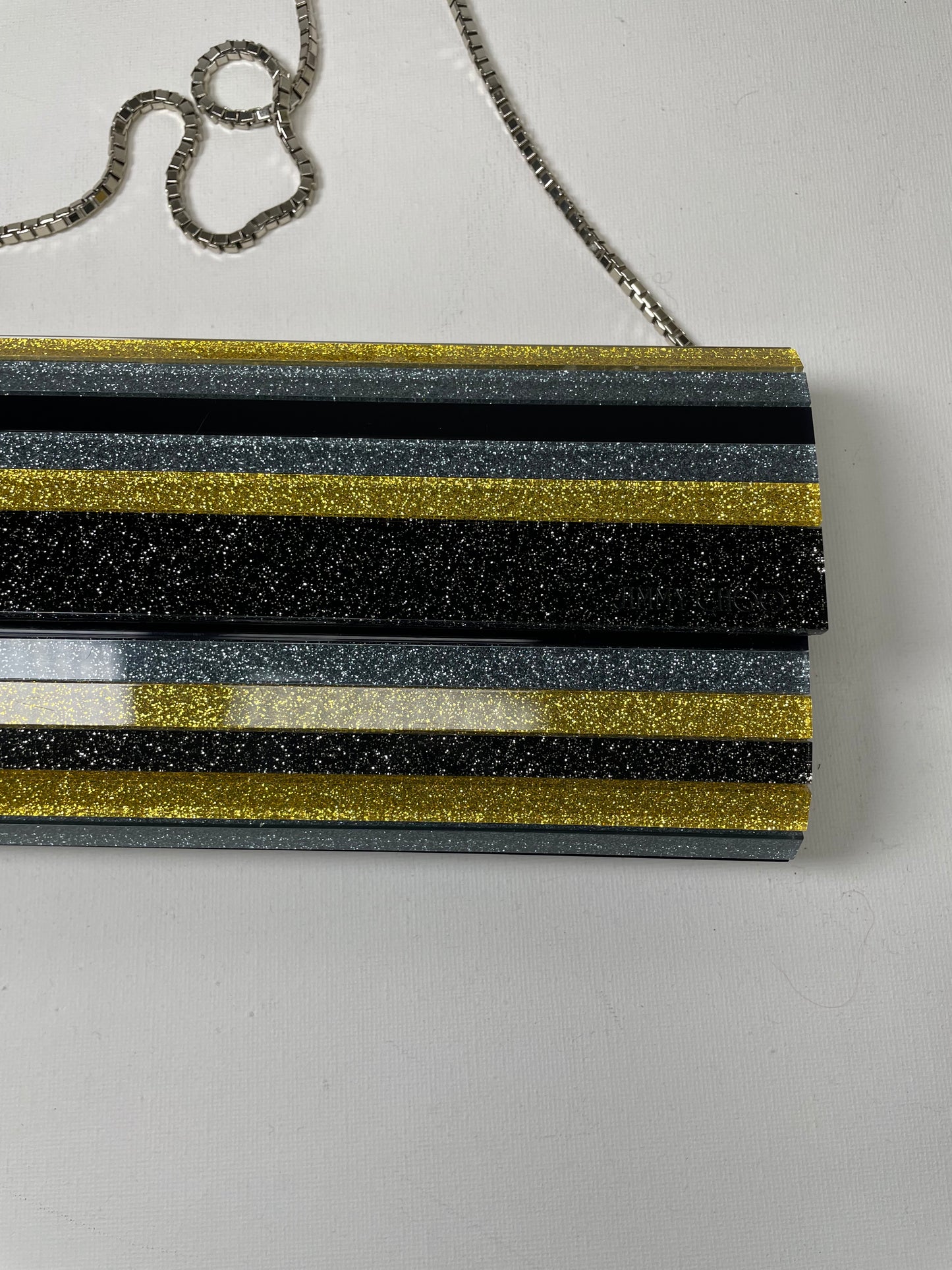 Preloved Jimmy Choo Sweetie clutch bag