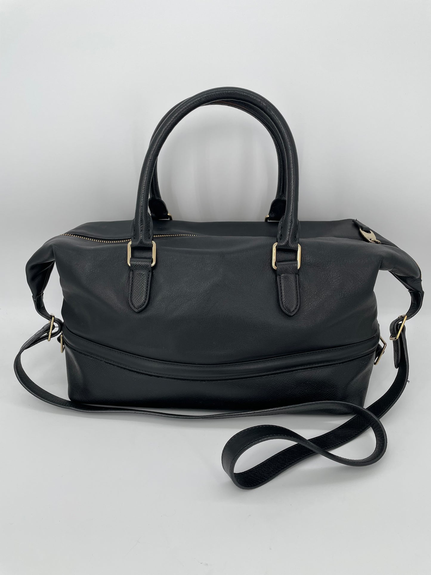 Preloved Smythson Panama Duffle tote