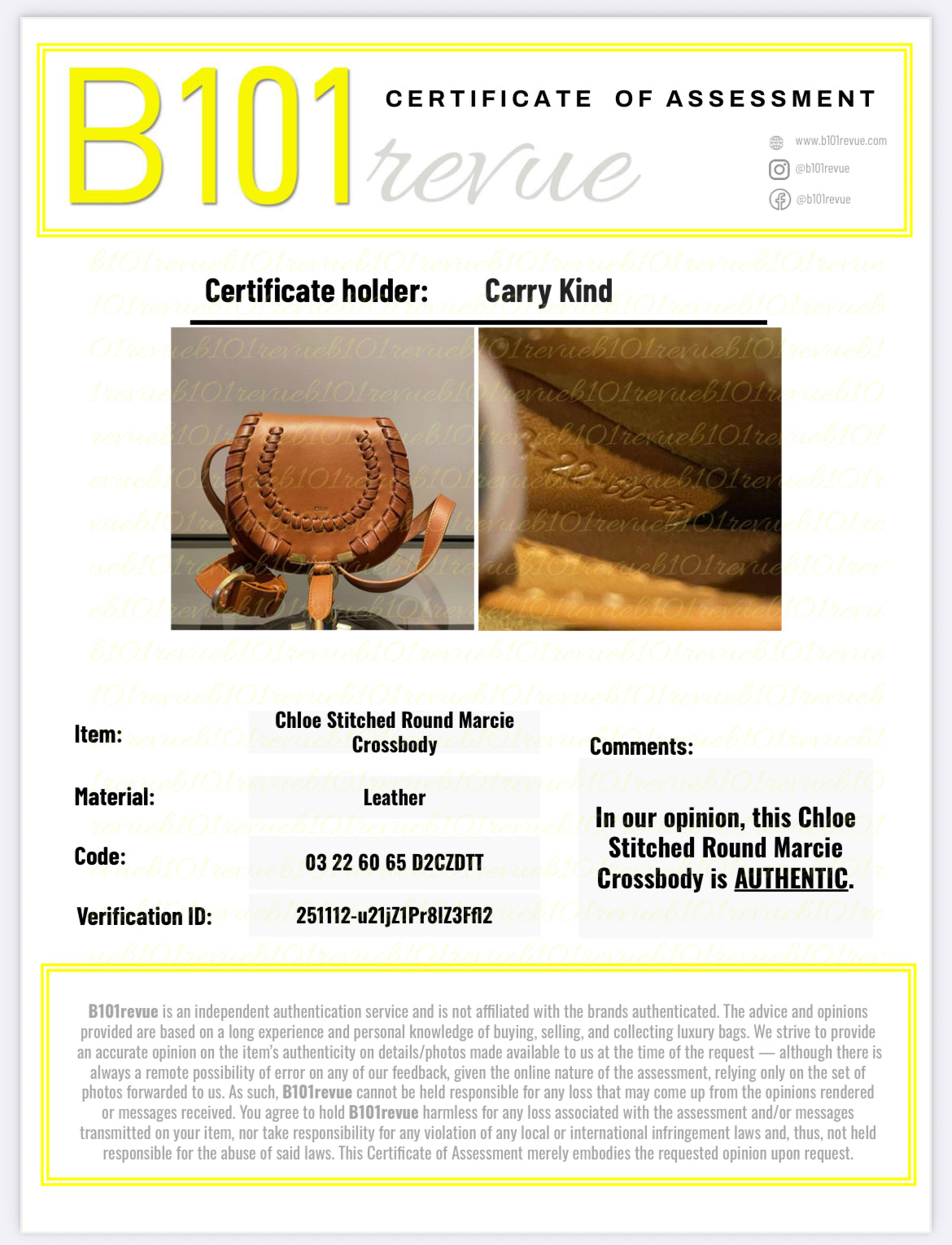 Preloved Chloe Marcie Oversized Stitched Crossbody Bag, Small