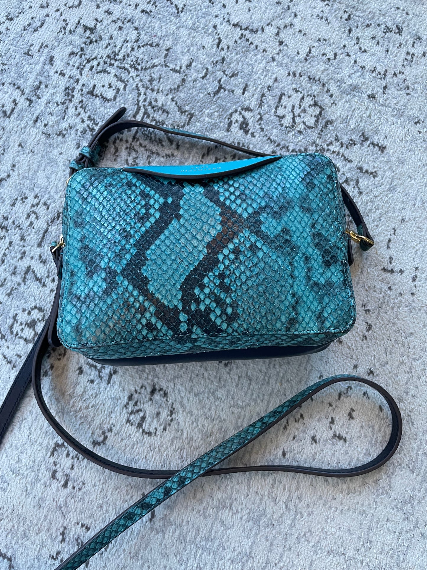 Preloved Anya Hindmarch Double Zip Crossbody Bag