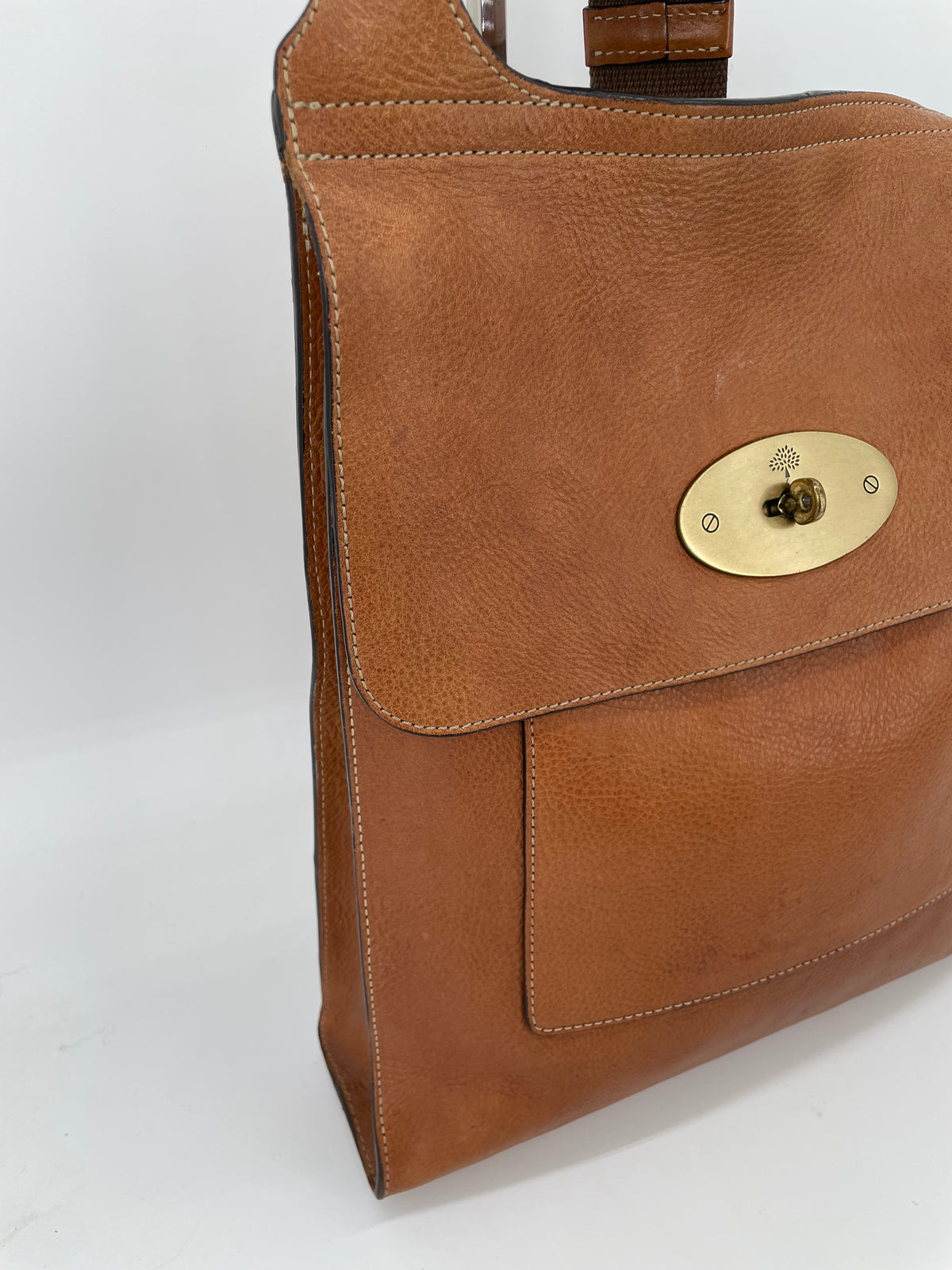Preloved Mulberry Antony Messenger Crossbody Bag, Large