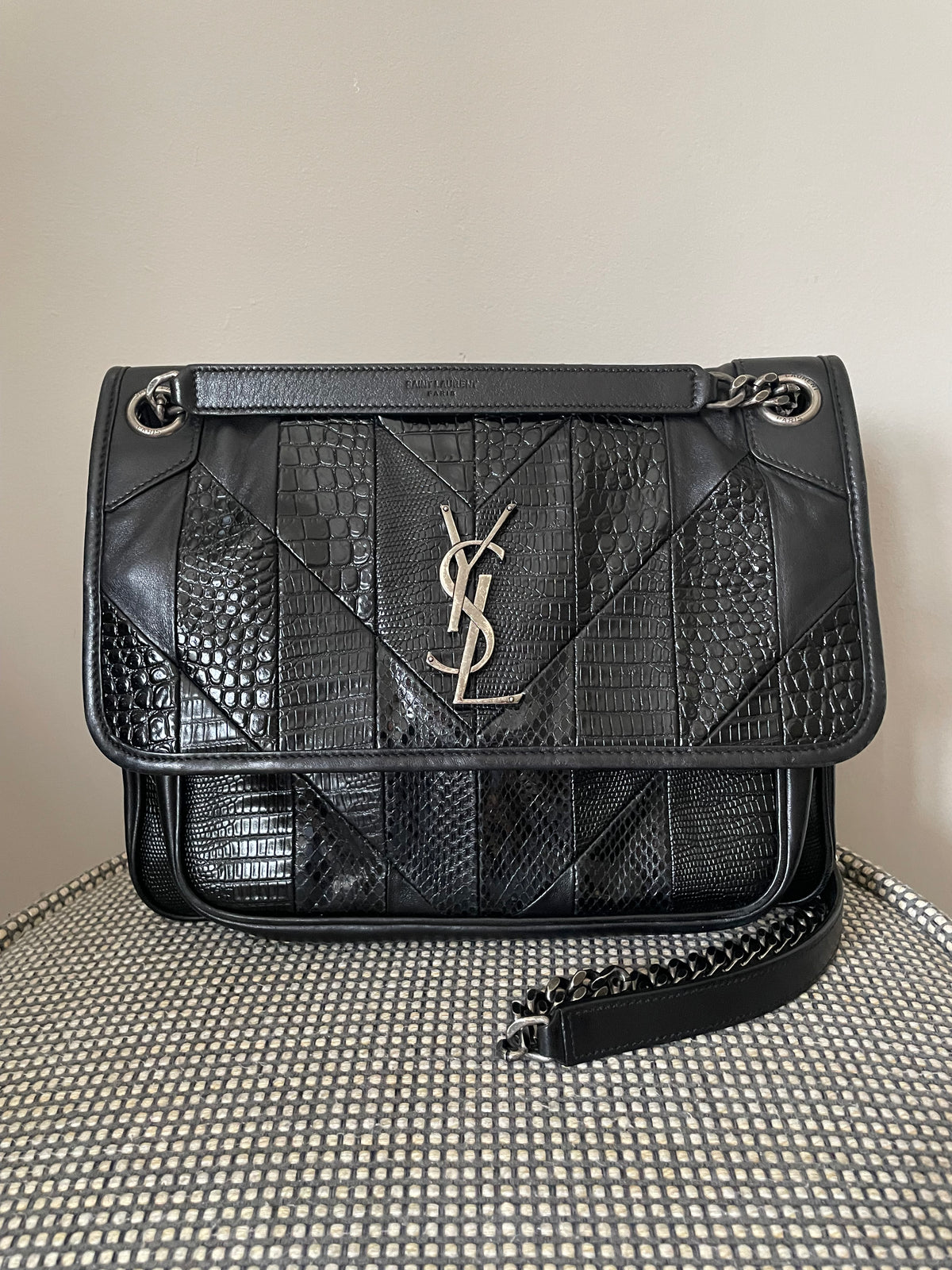 Preloved Saint Laurent Niki Shoulder Bag, Medium