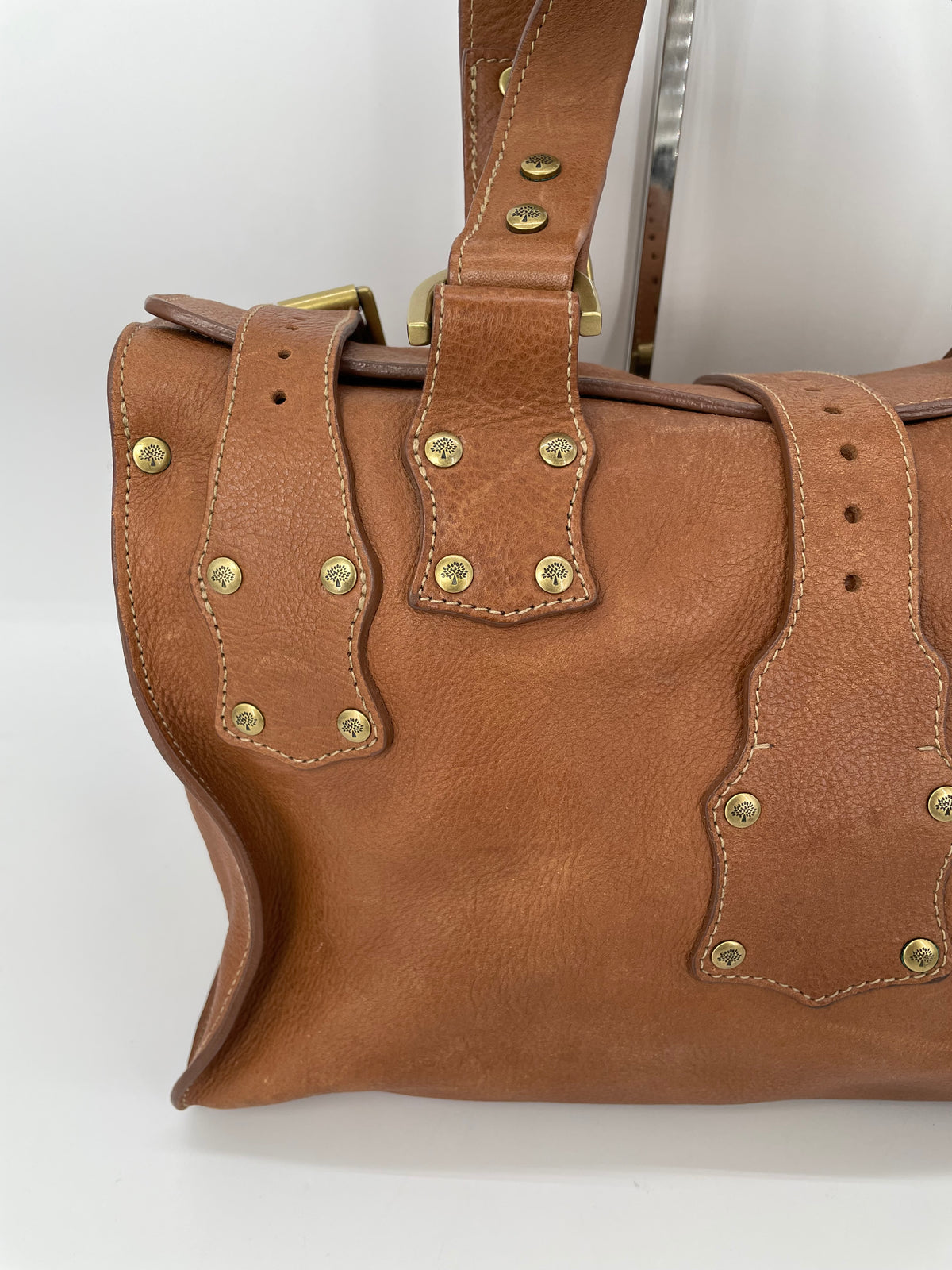 Preloved Mulberry Vintage Roxanne Satchel Shoulder Bag, Medium
