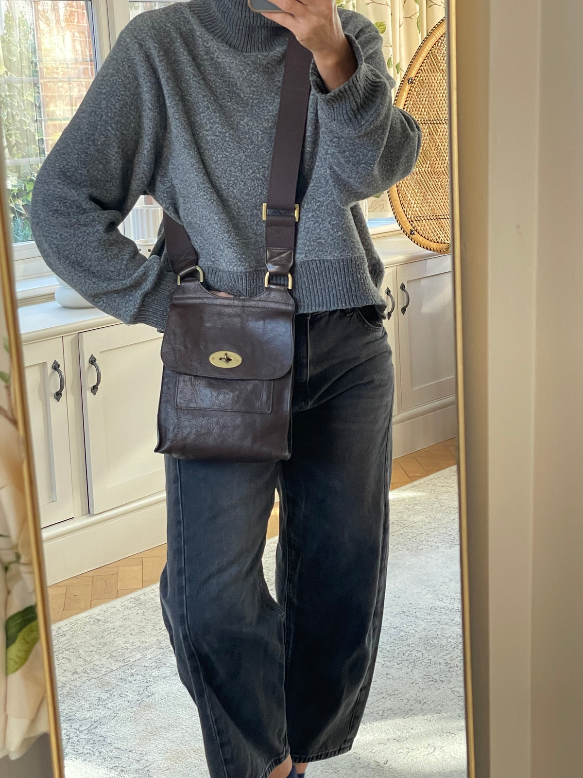 Preloved Antony Messenger Crossbody Bag, Small