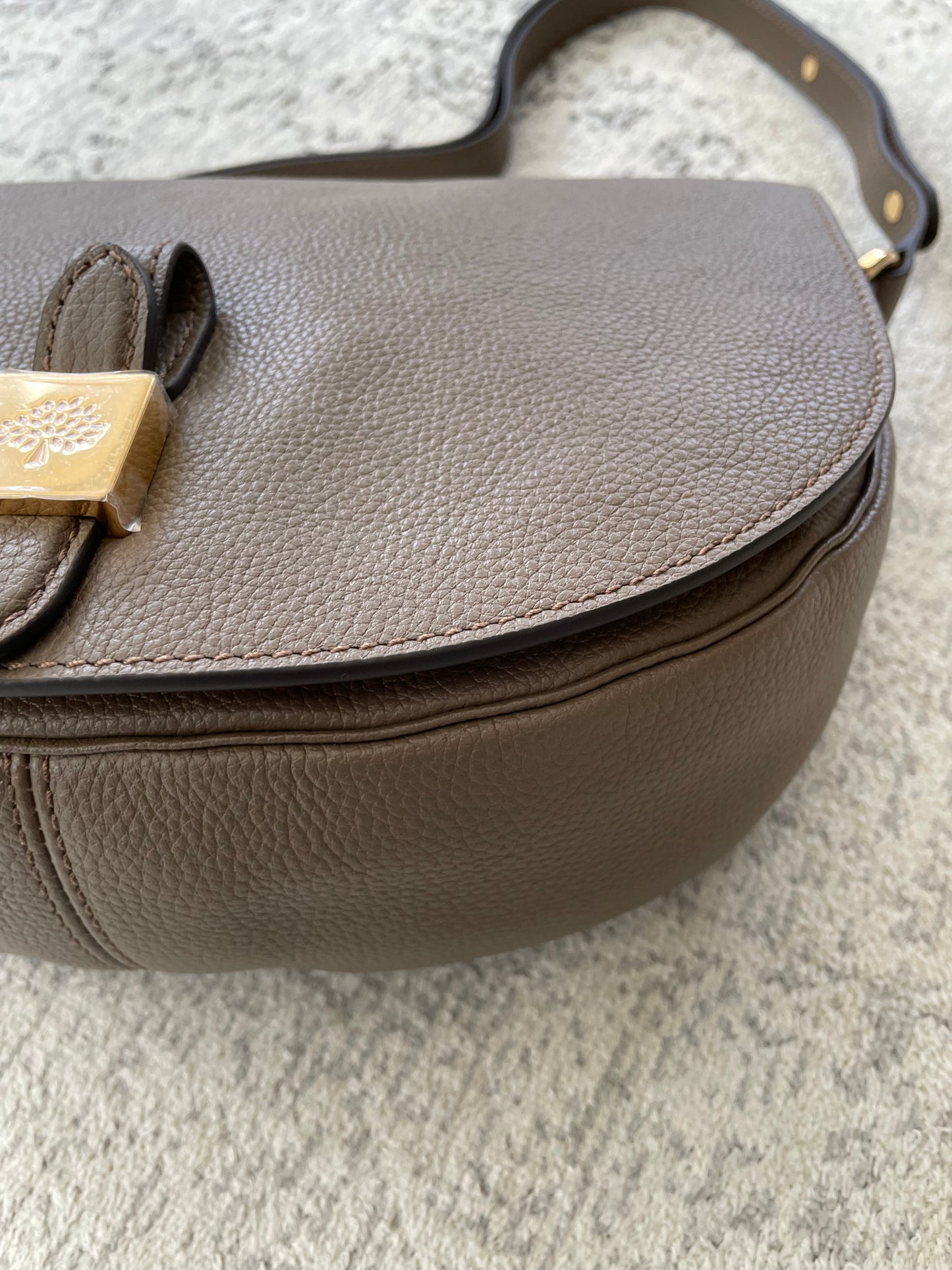 Preloved Mulberry Tessie Satchel Shoulder Bag