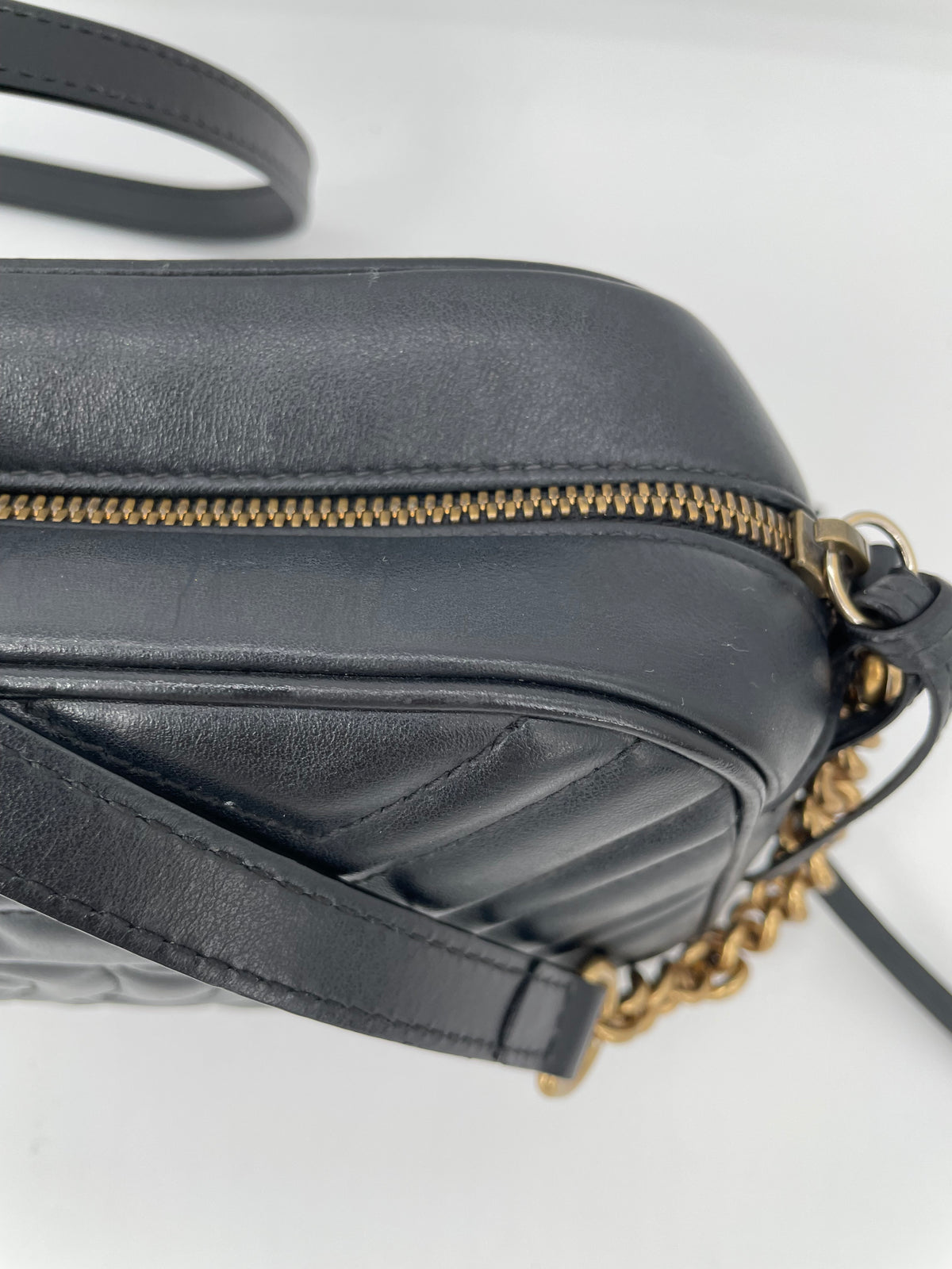Preloved Gucci Marmont Shoulder Bag, Small
