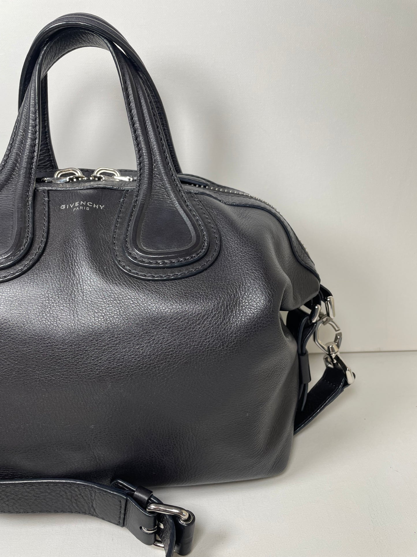 Preloved Givenchy Nightingale Shoulder Tote Bag, Small