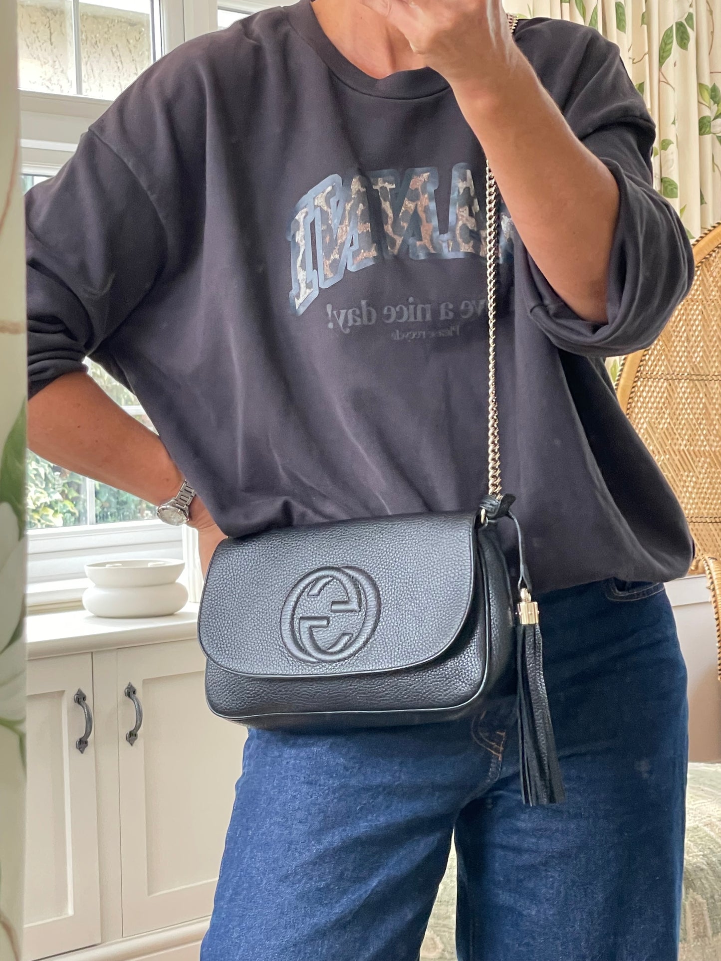 Preloved Gucci Long Soho Chain Shoulder Bag