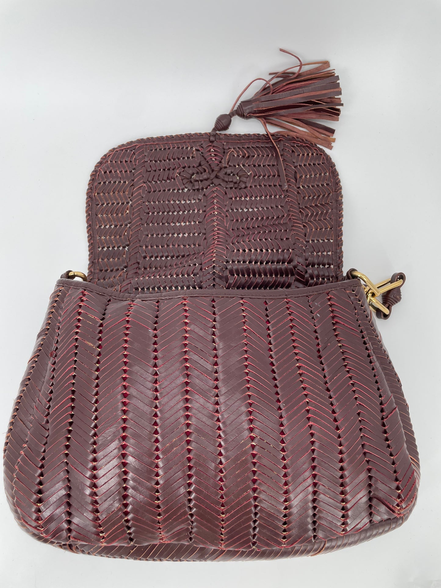 Preloved Anya Hindmarch Neeson Tassel Shoulder Bag