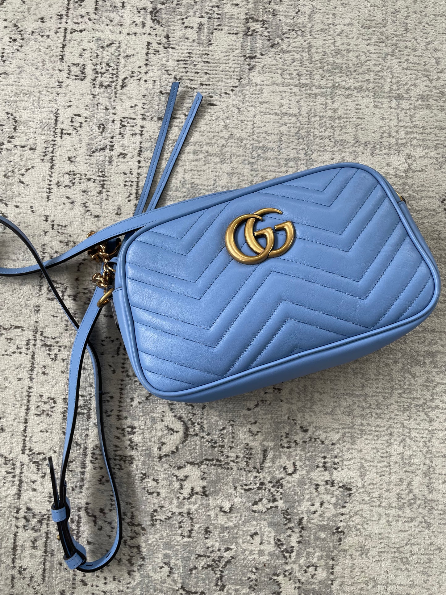 Preloved Gucci Marmont Shoulder Bag, Small