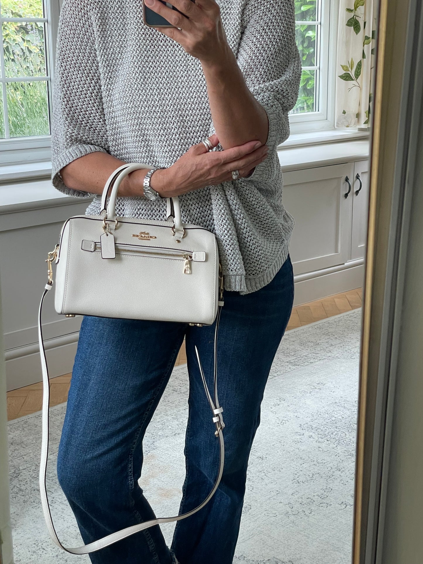 Preloved Coach Rowan Two Way Bowling Bag