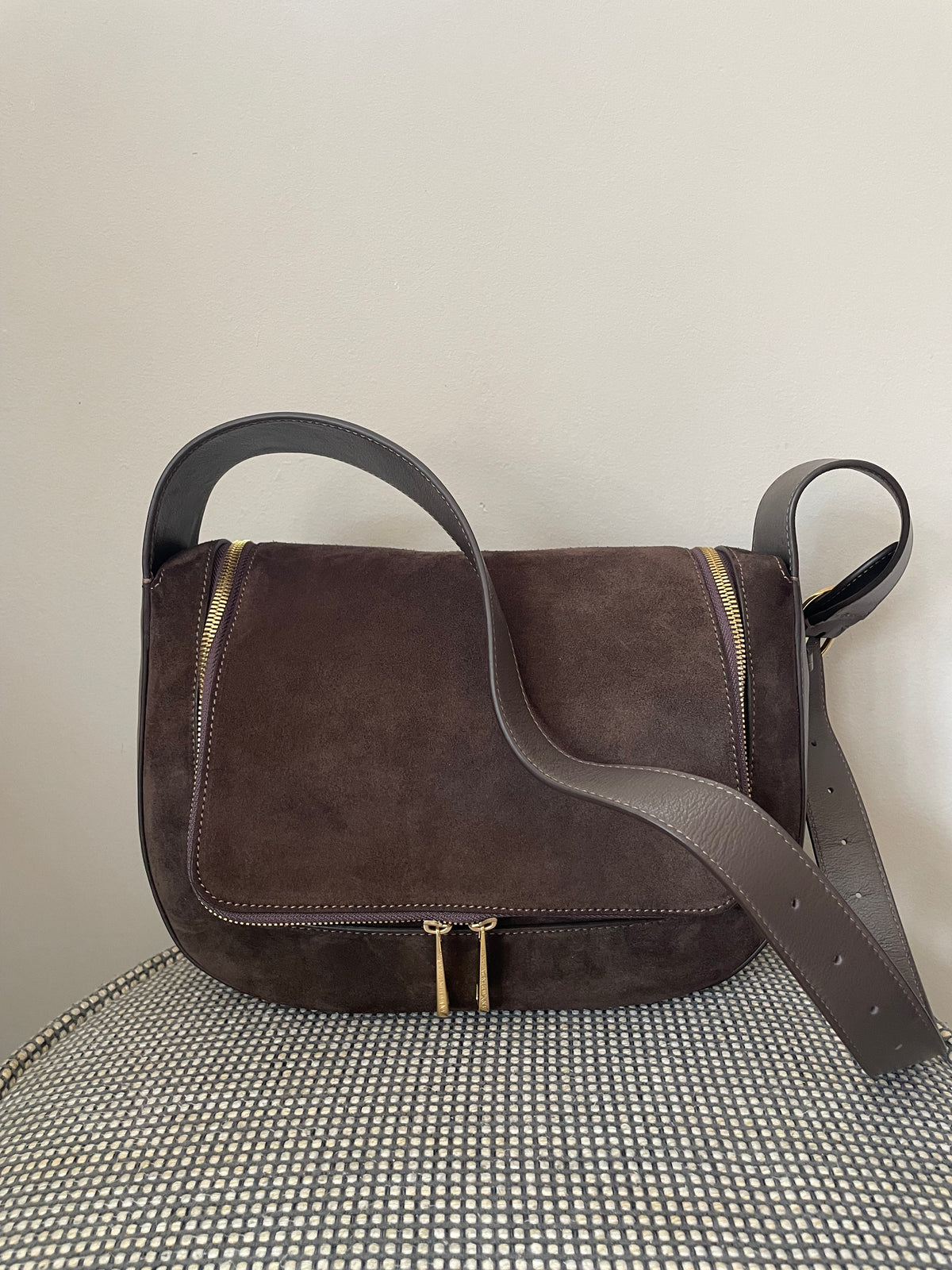 Preloved Anya Hindmarch Soft Vere Shoulder Bag, Medium